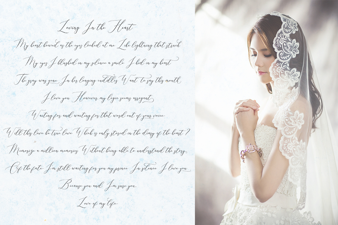 Elise Dafisa Script Font PNG with transparent background - Preview 2