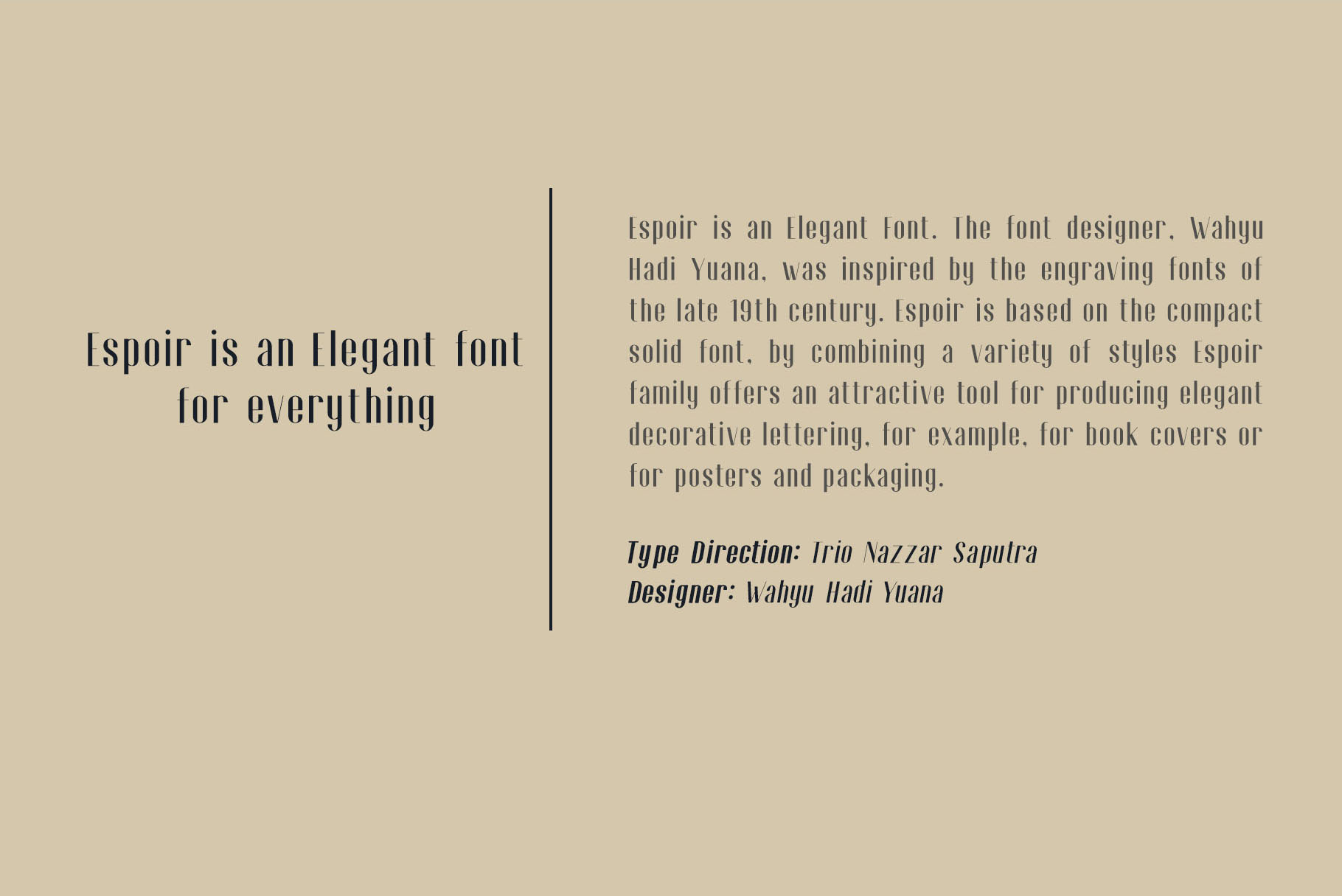 Espoir Font - Preview 1