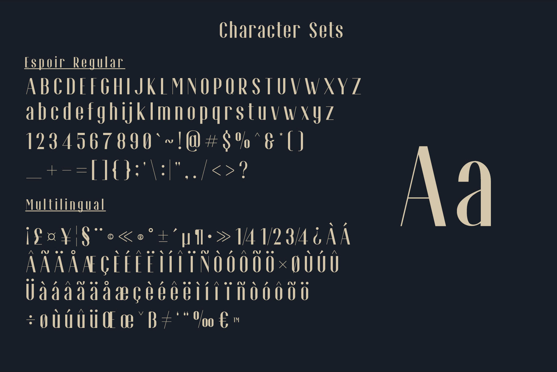Espoir Font - Preview 4