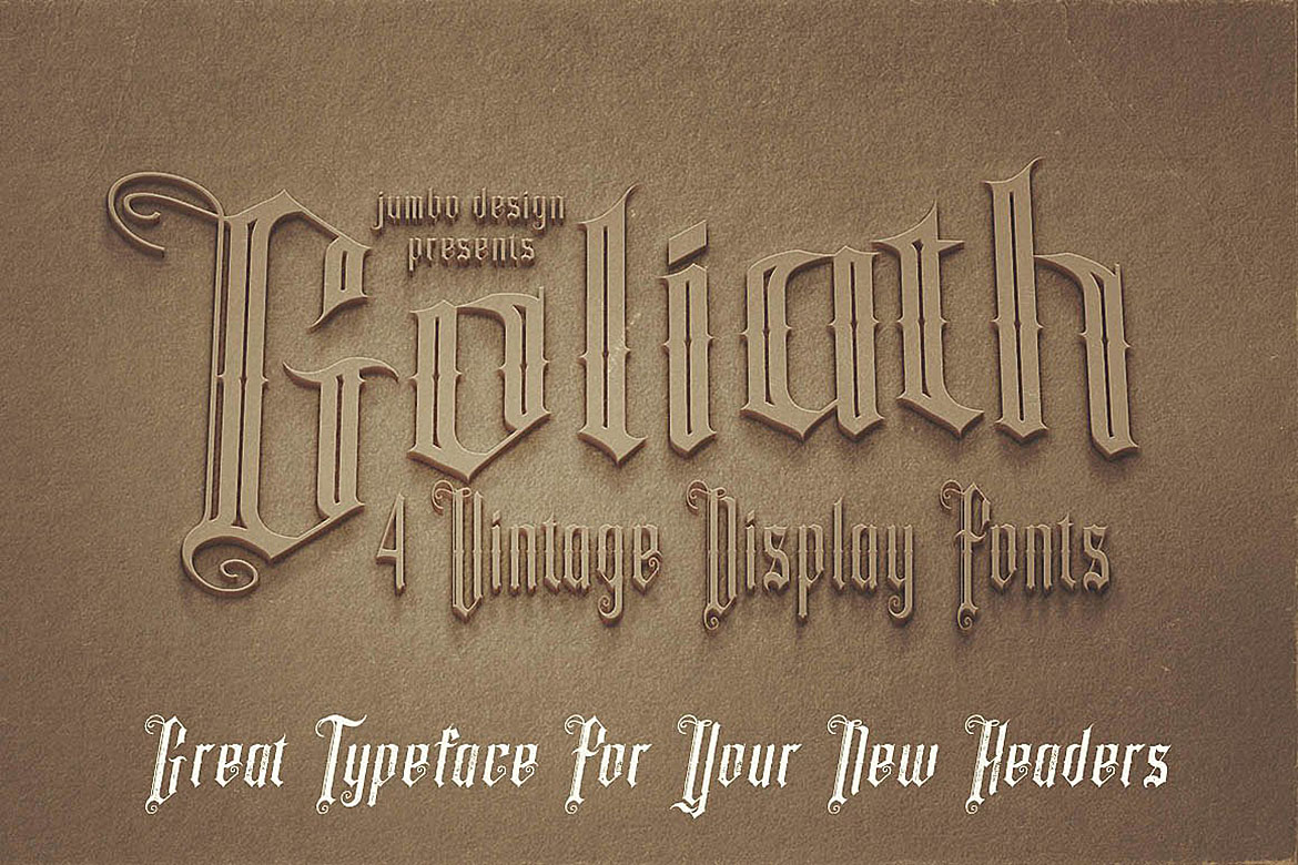 Goliath Font - Preview 4