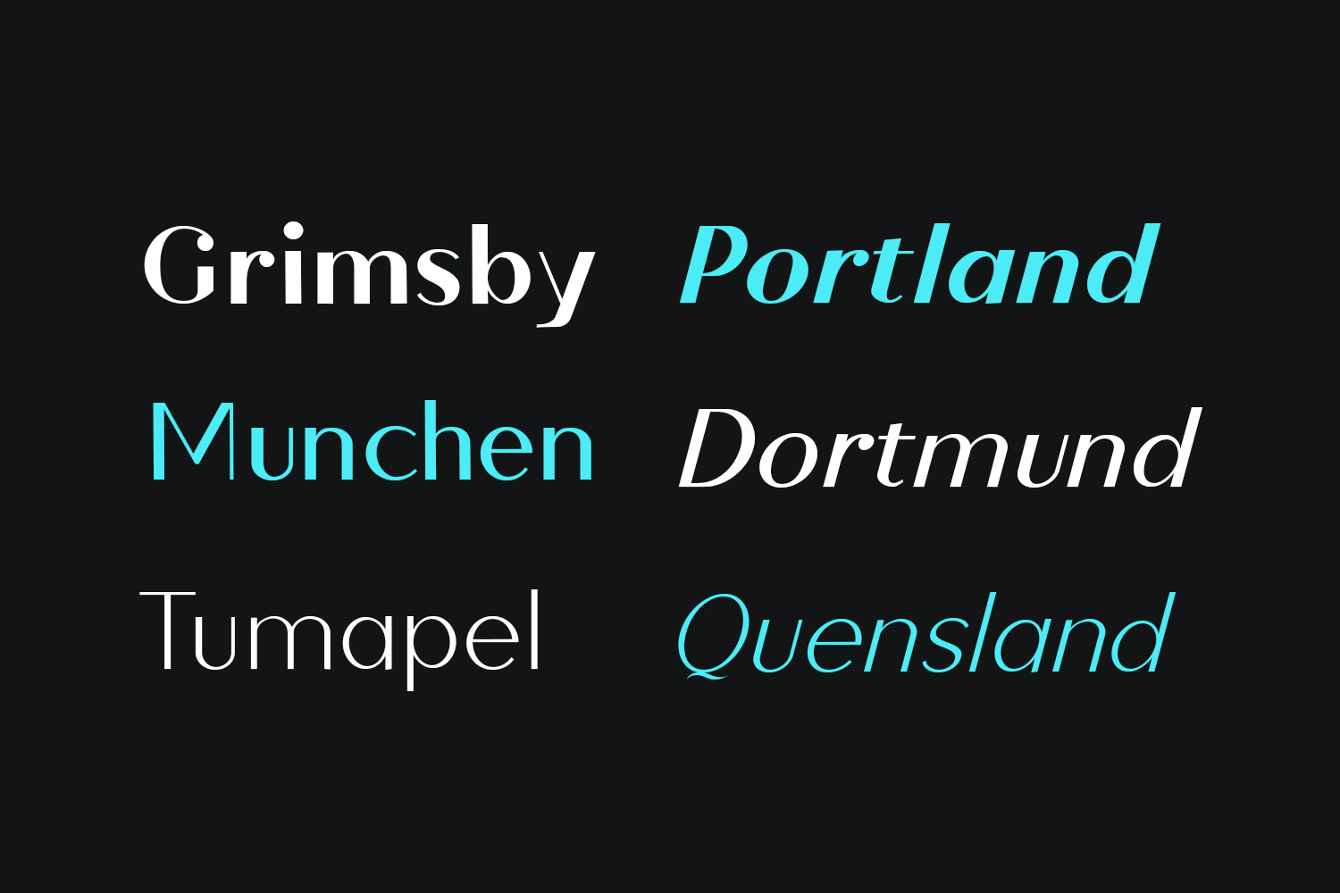 Grimsby Font - Preview 1