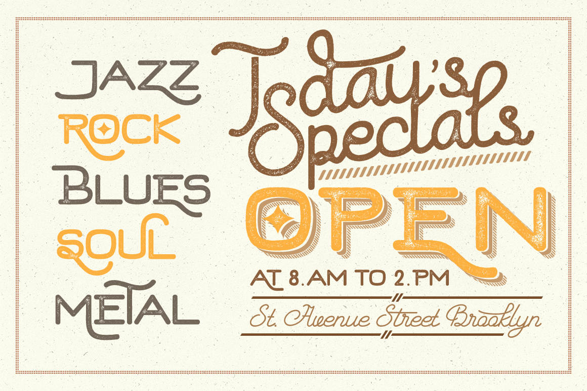 Hard Stones Font - Preview 2