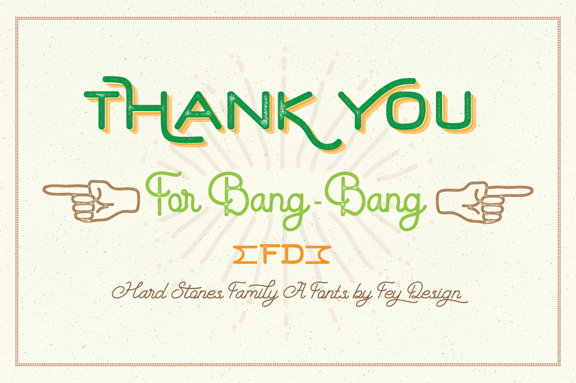 Hard Stones Font - Preview 5