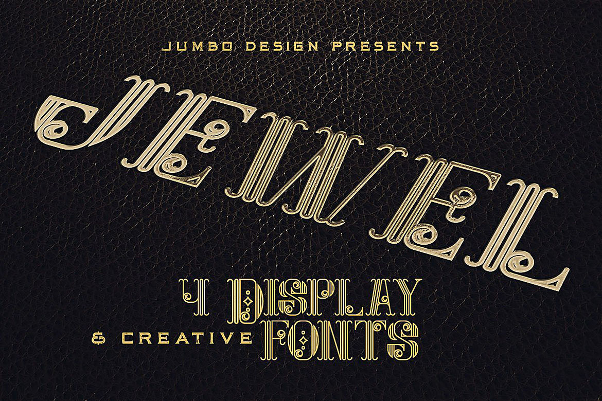 Jewel Font PNG with transparent background - Preview 4