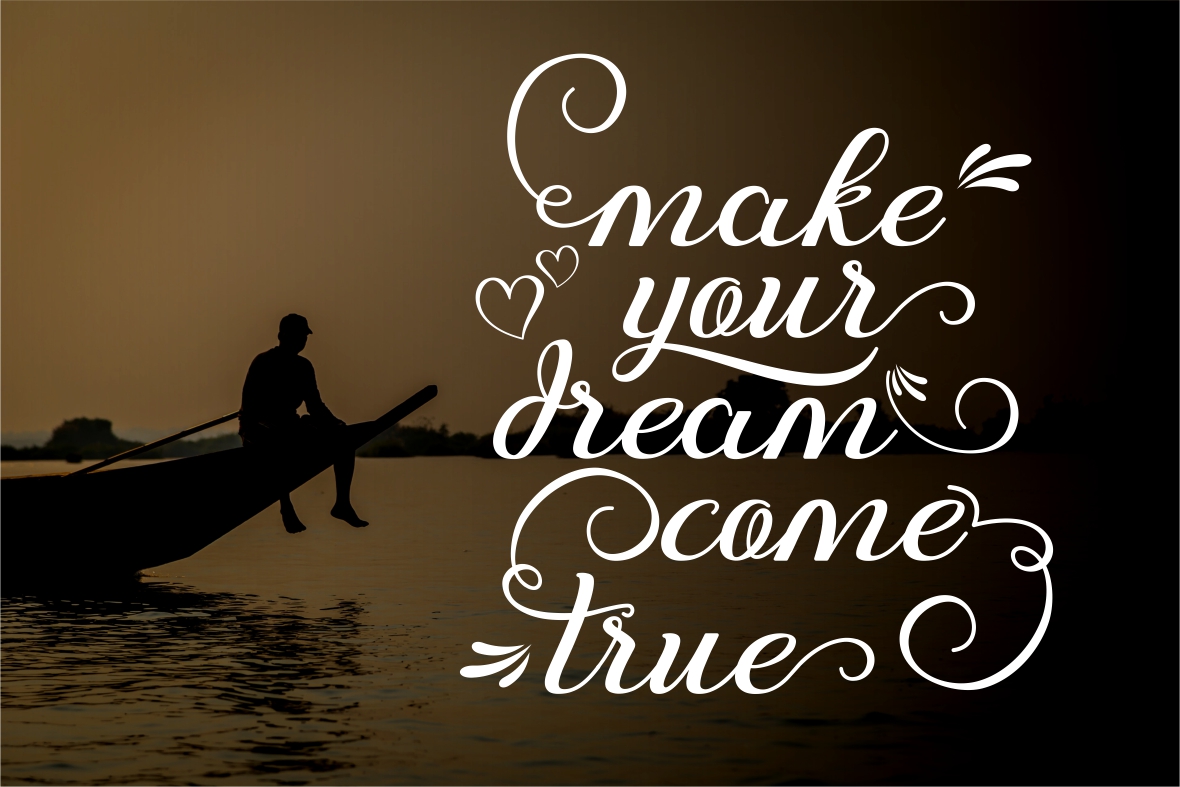 Just Sweet Font PNG with transparent background - Preview 1