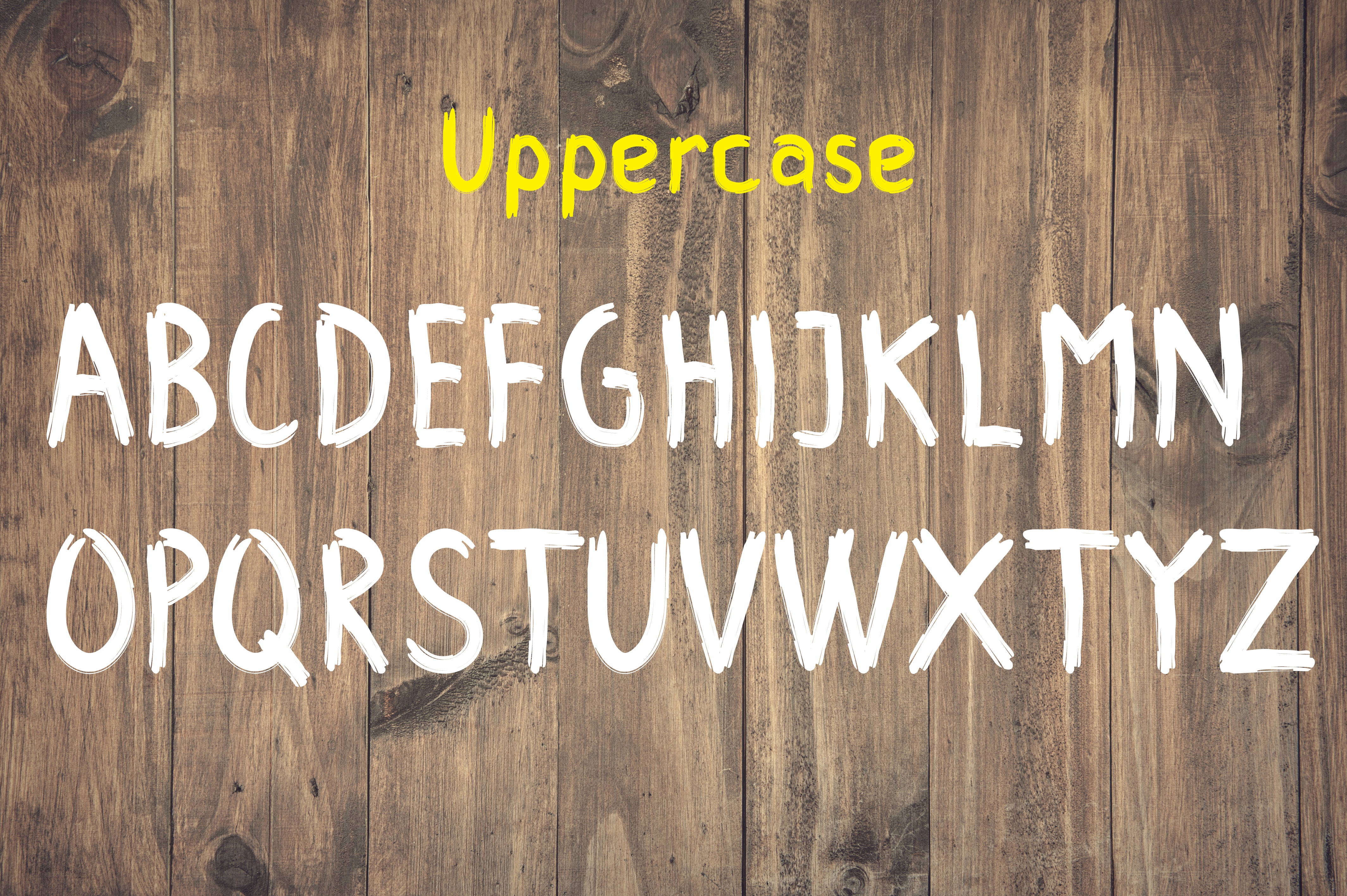 Kayee Brush Font PNG with transparent background - Preview 6