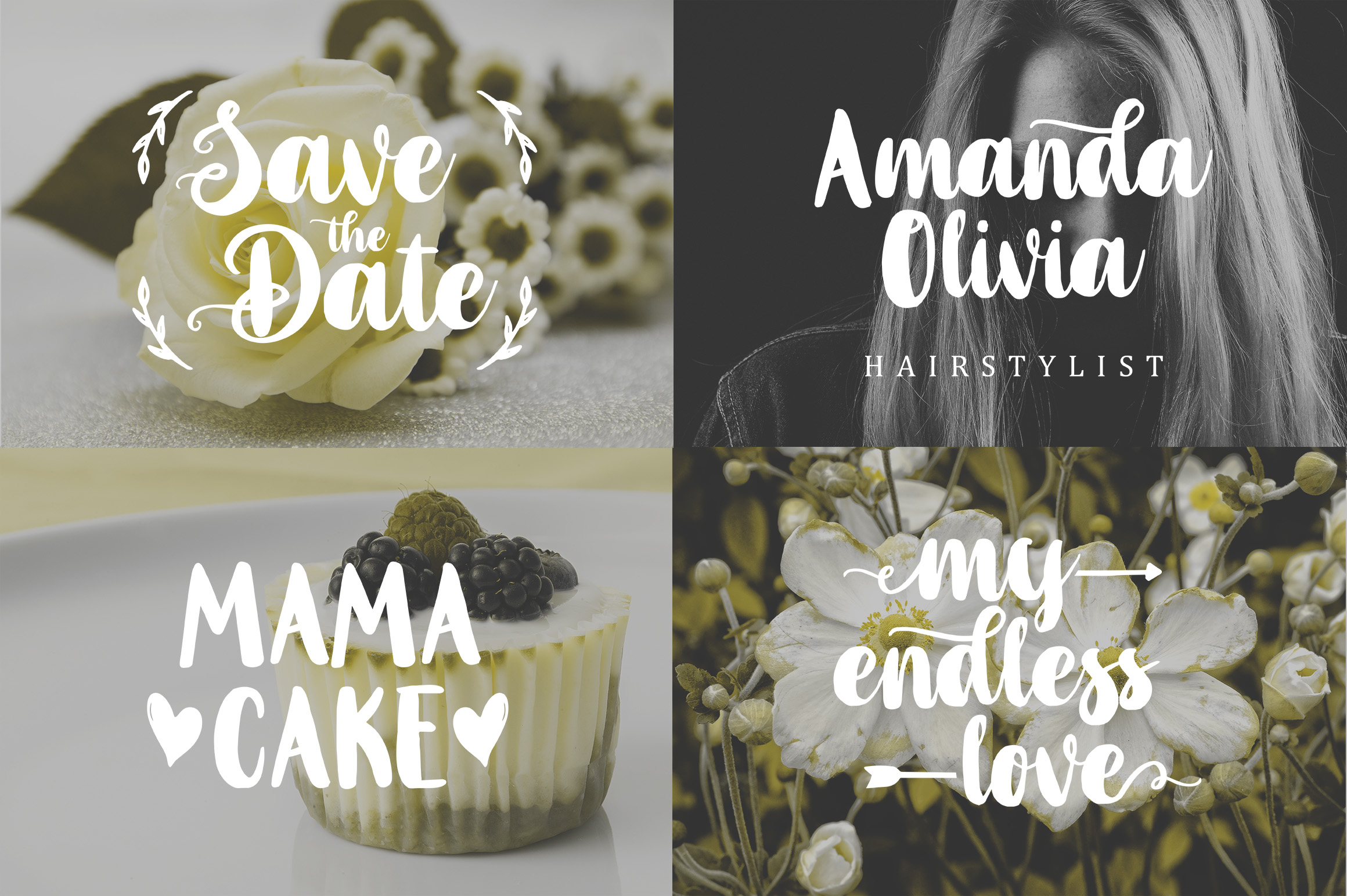 Mahoni Font font preview - 4