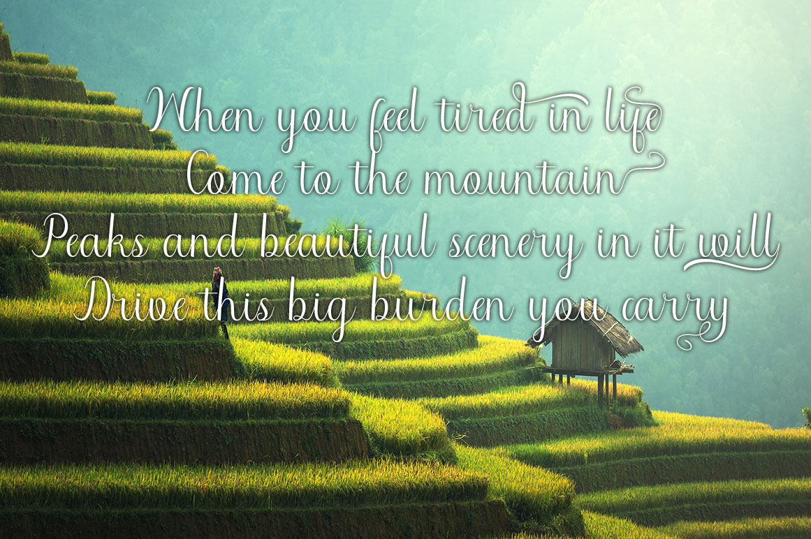 Maudy Font PNG with transparent background - Preview 2