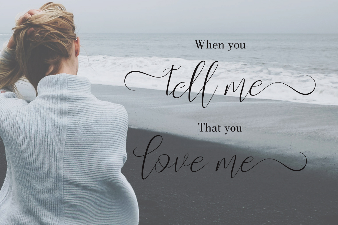 Rasella Font PNG with transparent background - Preview 1