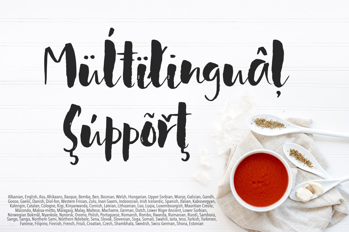 Red Tomato Font PNG with transparent background - Preview 6