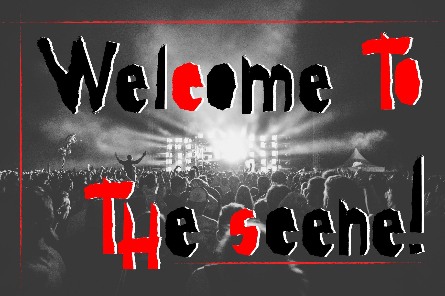 Red and Black Font PNG with transparent background - Preview 5