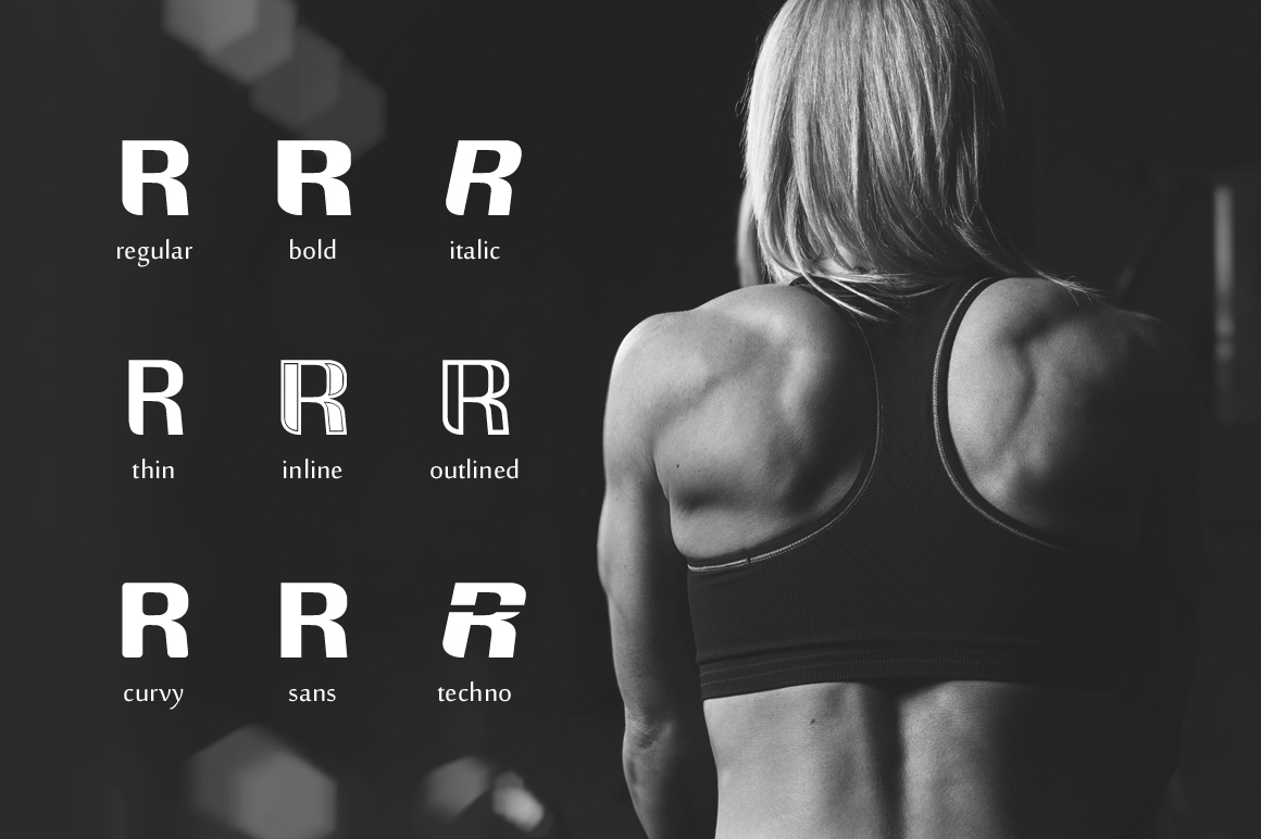 Rockrace Font PNG with transparent background - Preview 1