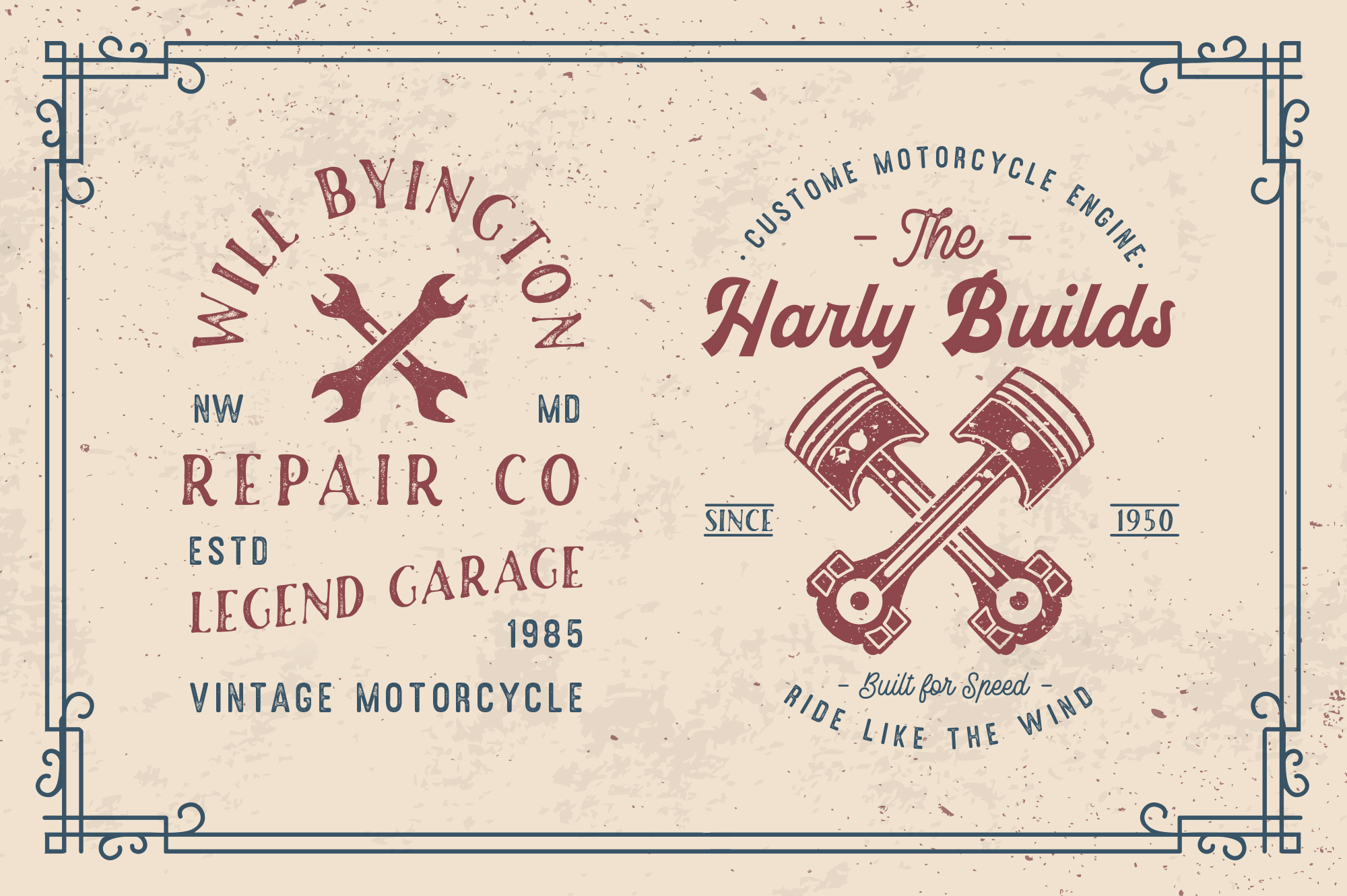 Rusted Orlando Font PNG with transparent background - Preview 5