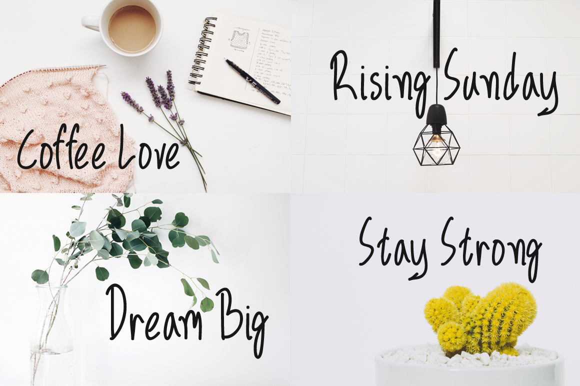 Salley Above All Font PNG with transparent background - Preview 4