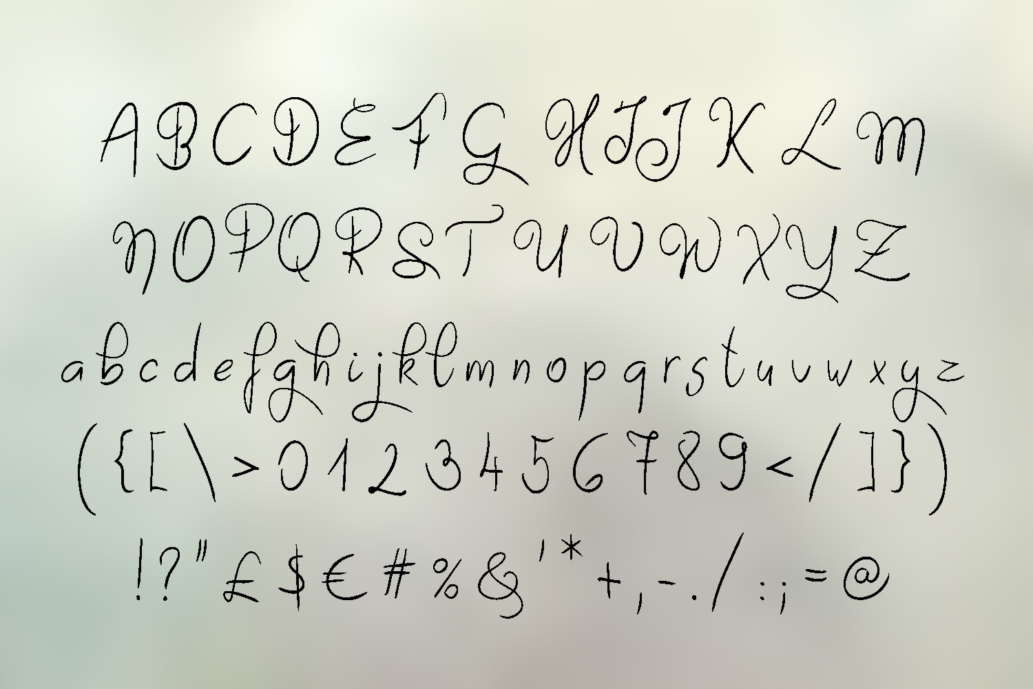 Sayes Font PNG with transparent background - Preview 1