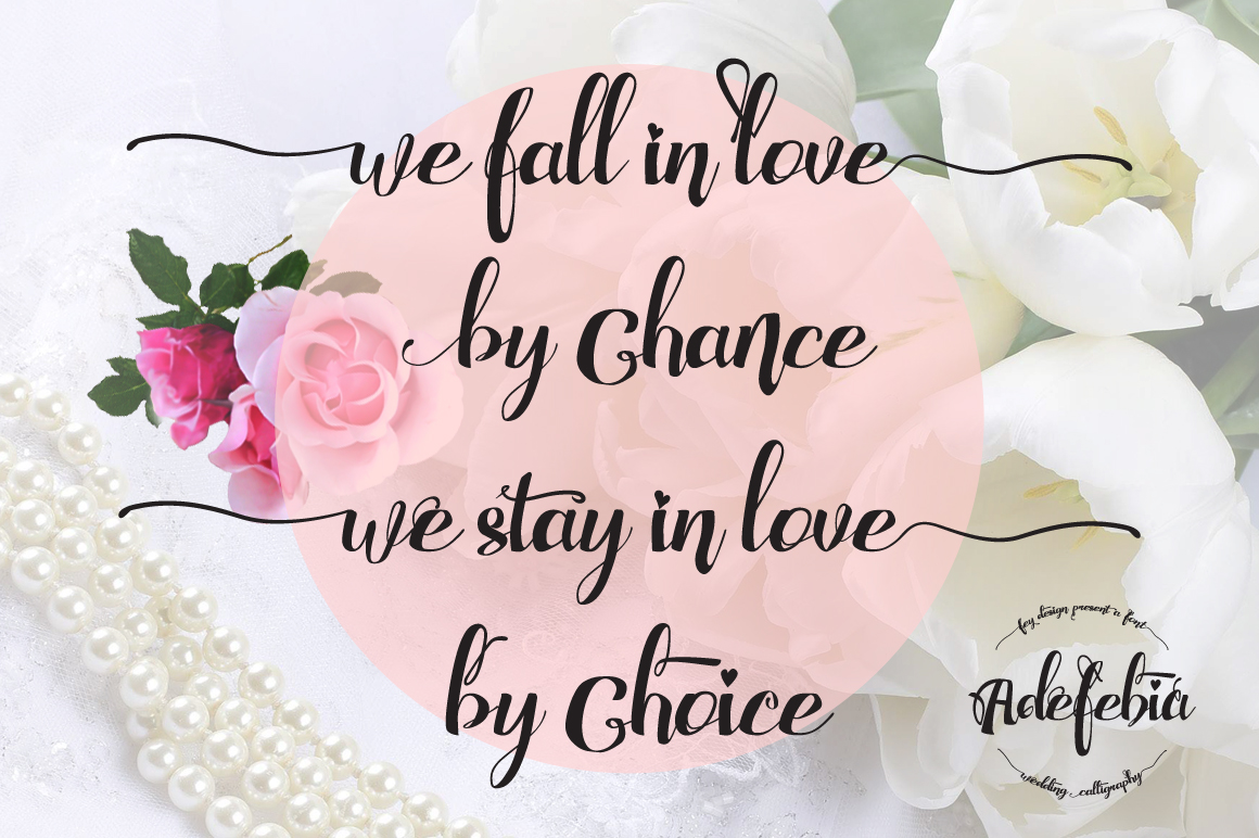 Adefebia Font - Preview 3