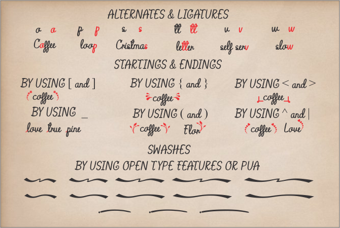 Alaska Coffee Font - Preview 6