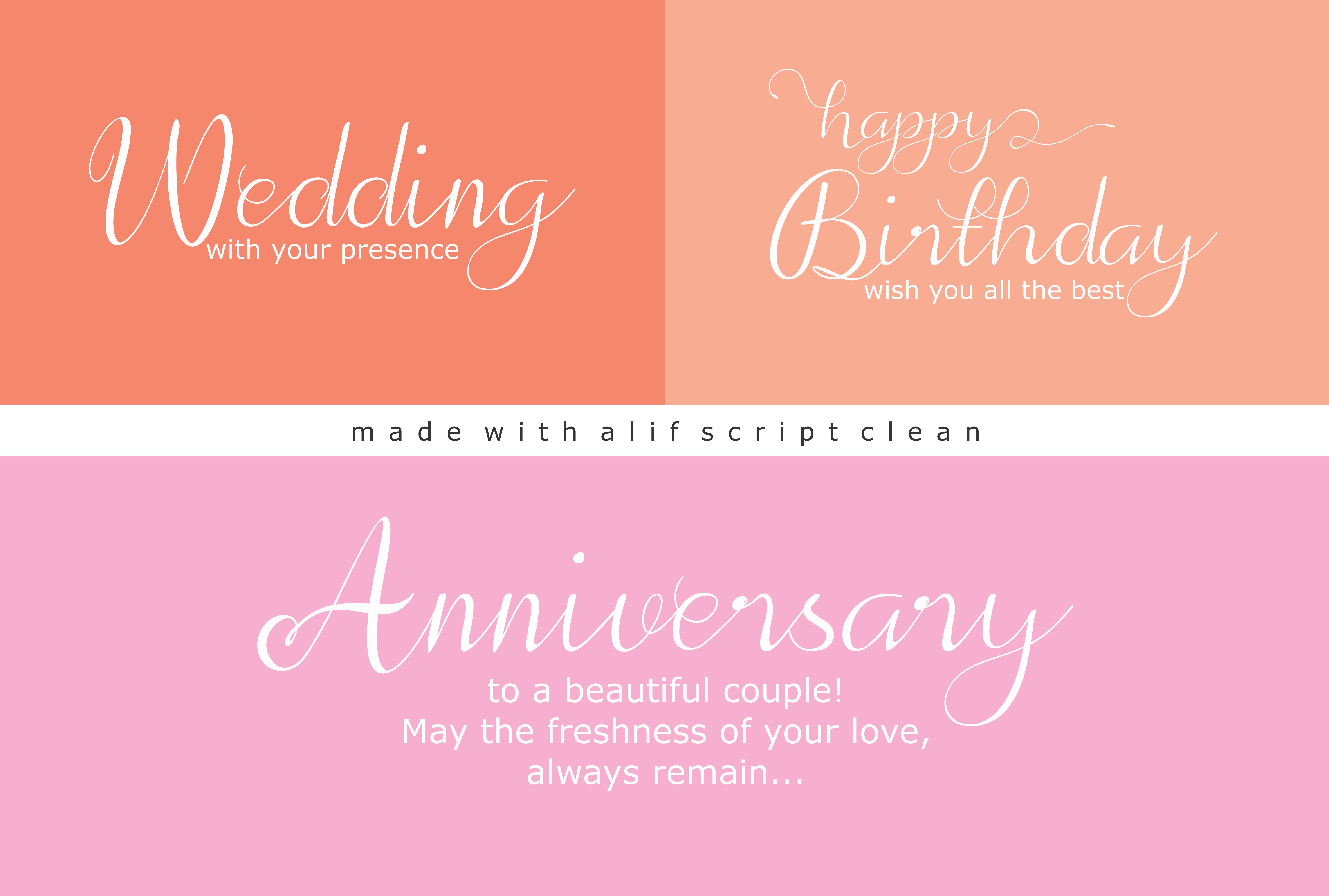 Alif Font - Preview 1
