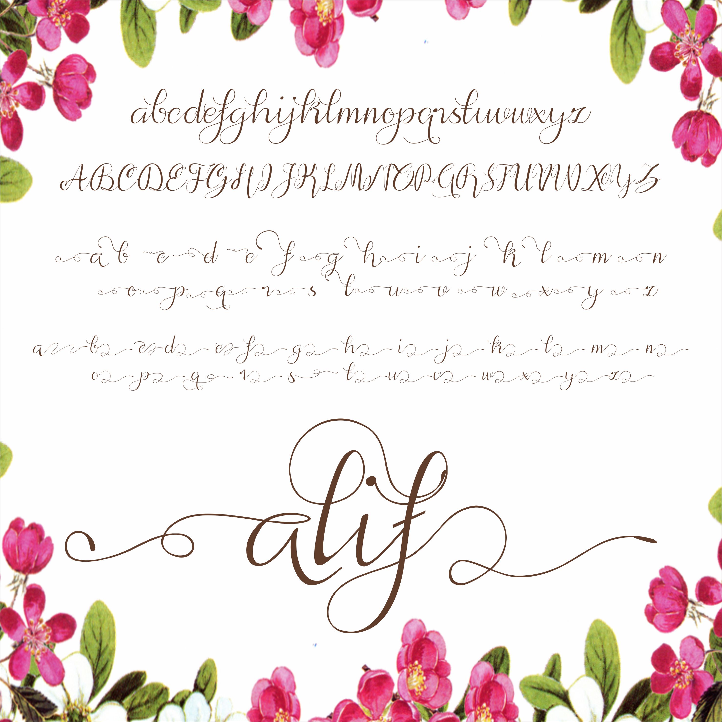 Alif Font - Preview 2
