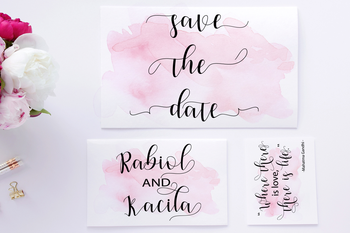 Amelisa Script Font - Preview 3