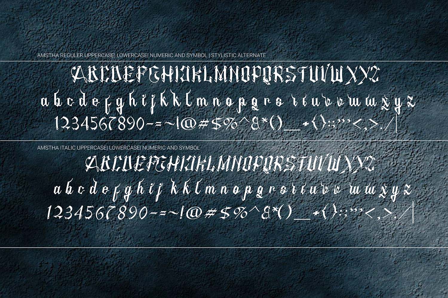 Amstha Font - Preview 3