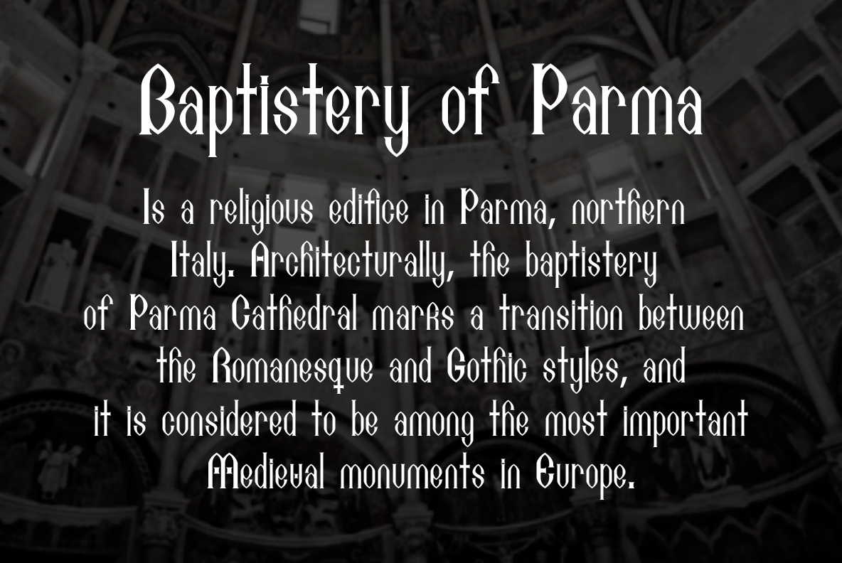 Antelami Font - Preview 3
