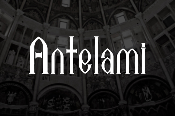 Antelami Font - Preview 4