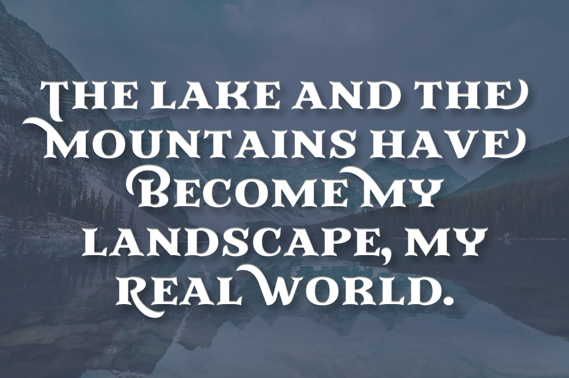 Antelope Island Font - Preview 1