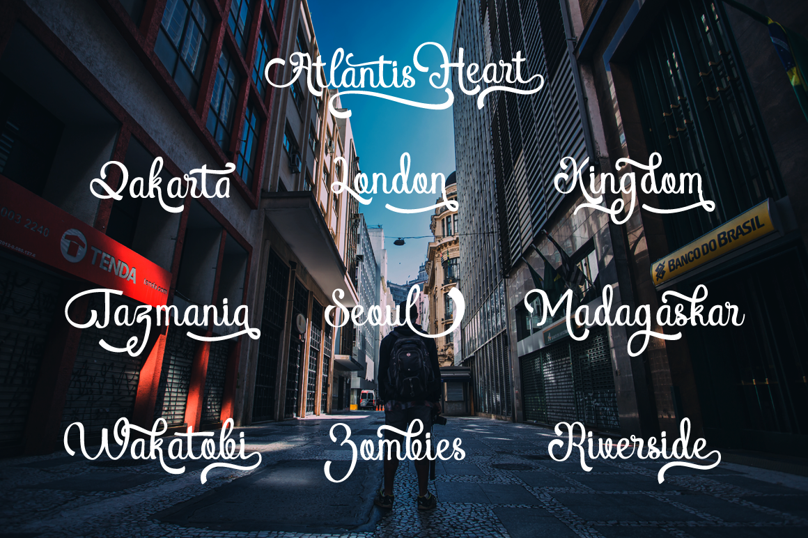Atlantis Heart Font - Preview 3
