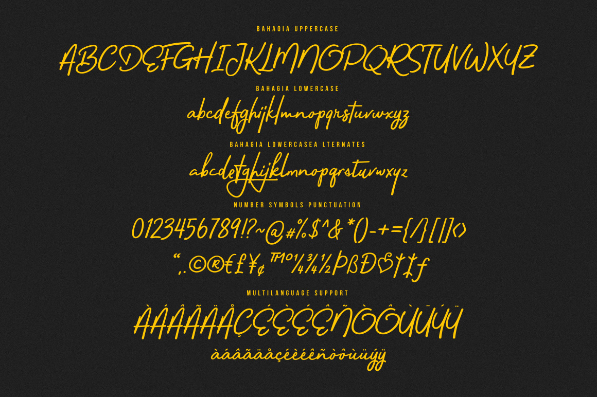 Bahagia Font - Preview 3