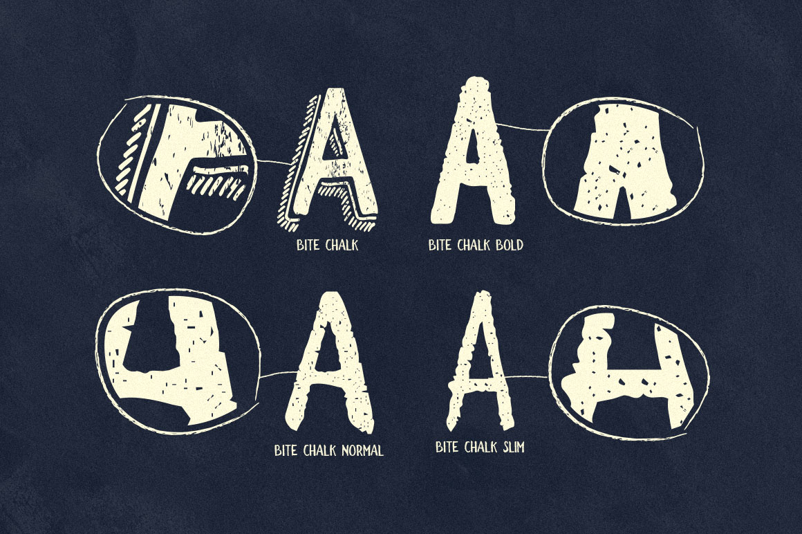 BiteChalk Font - Preview 3
