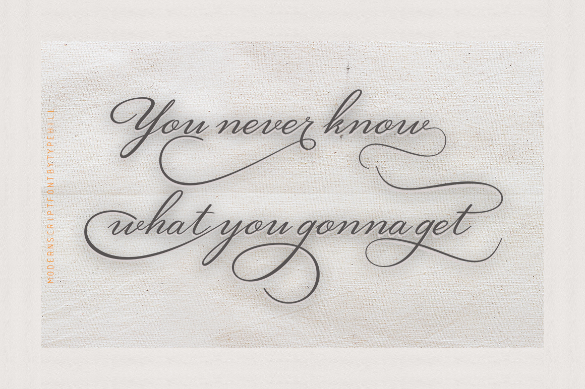 Bougenvil Font - Preview 3