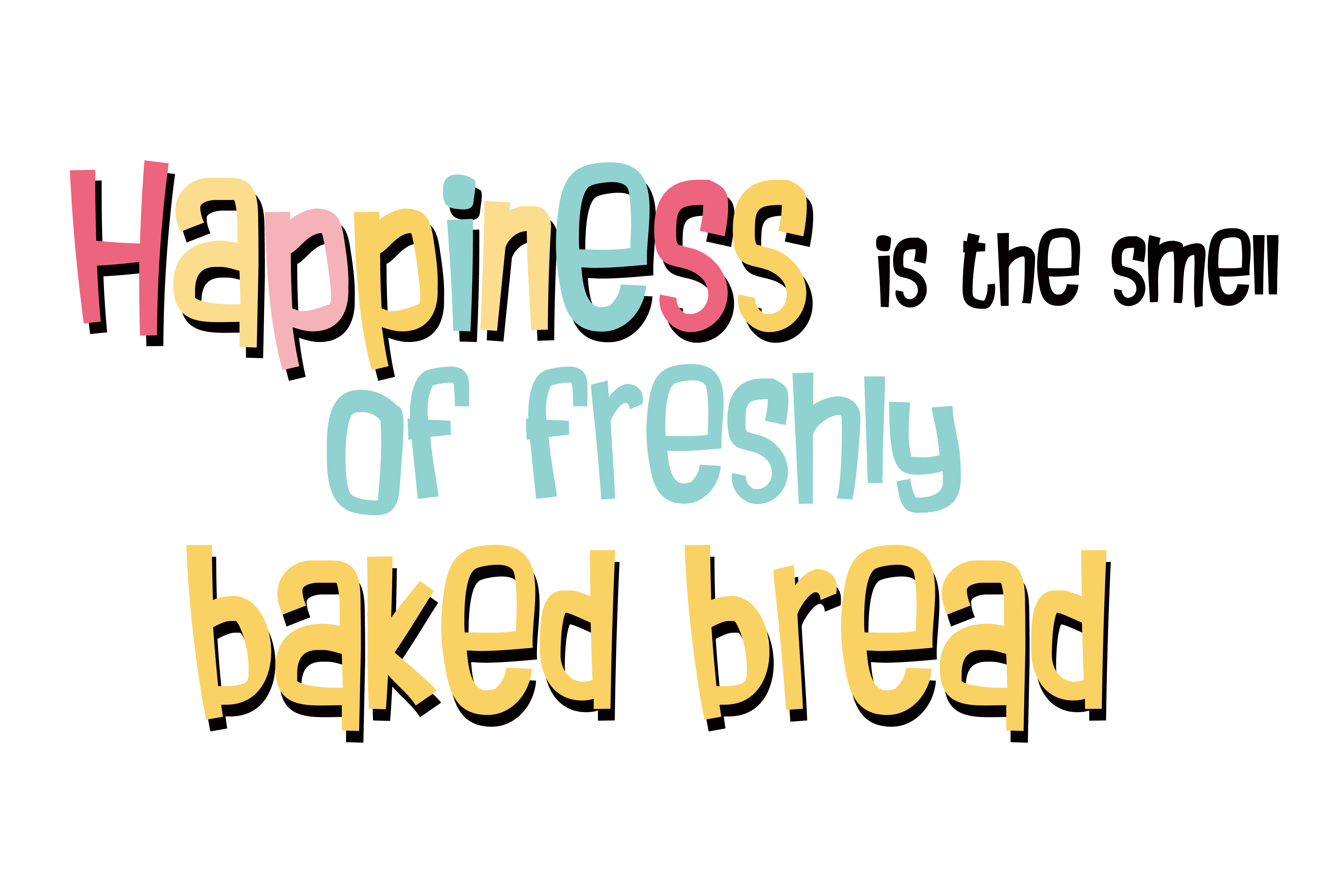 Bread and Sugar Font PNG with transparent background - Preview 4