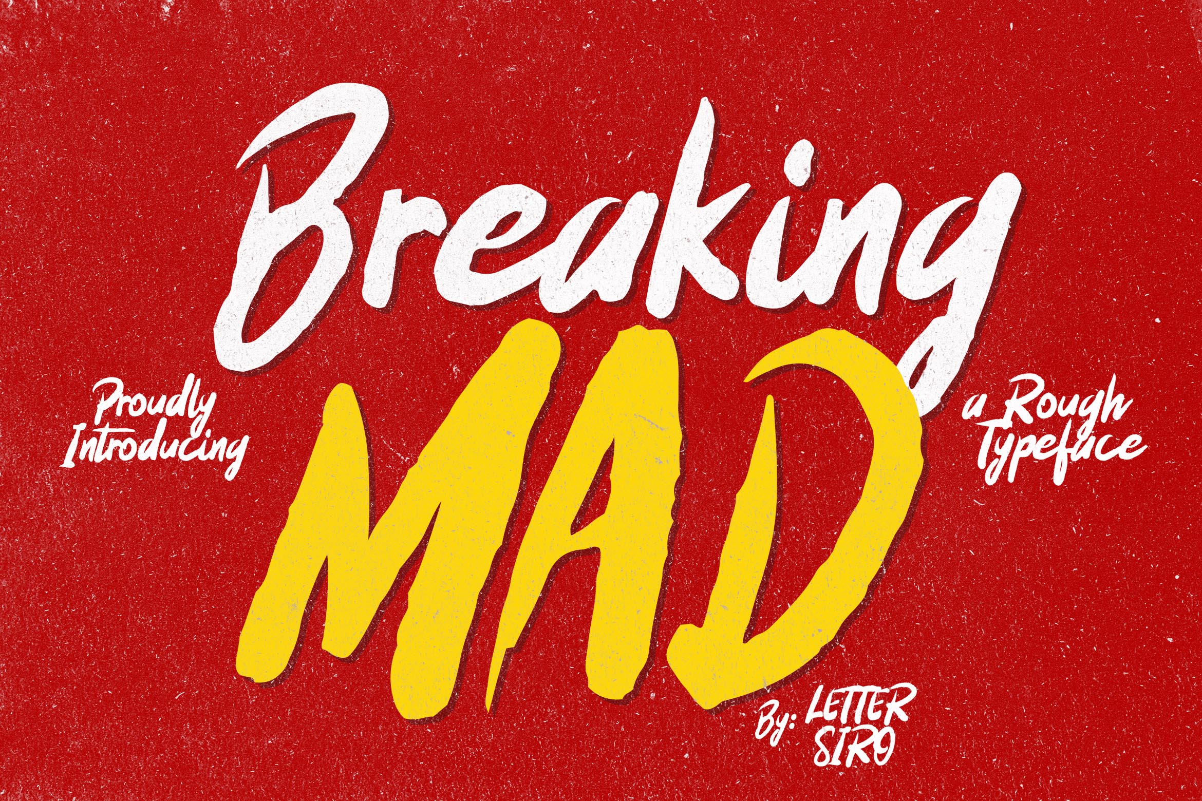 Breaking Mad Font - Preview 1