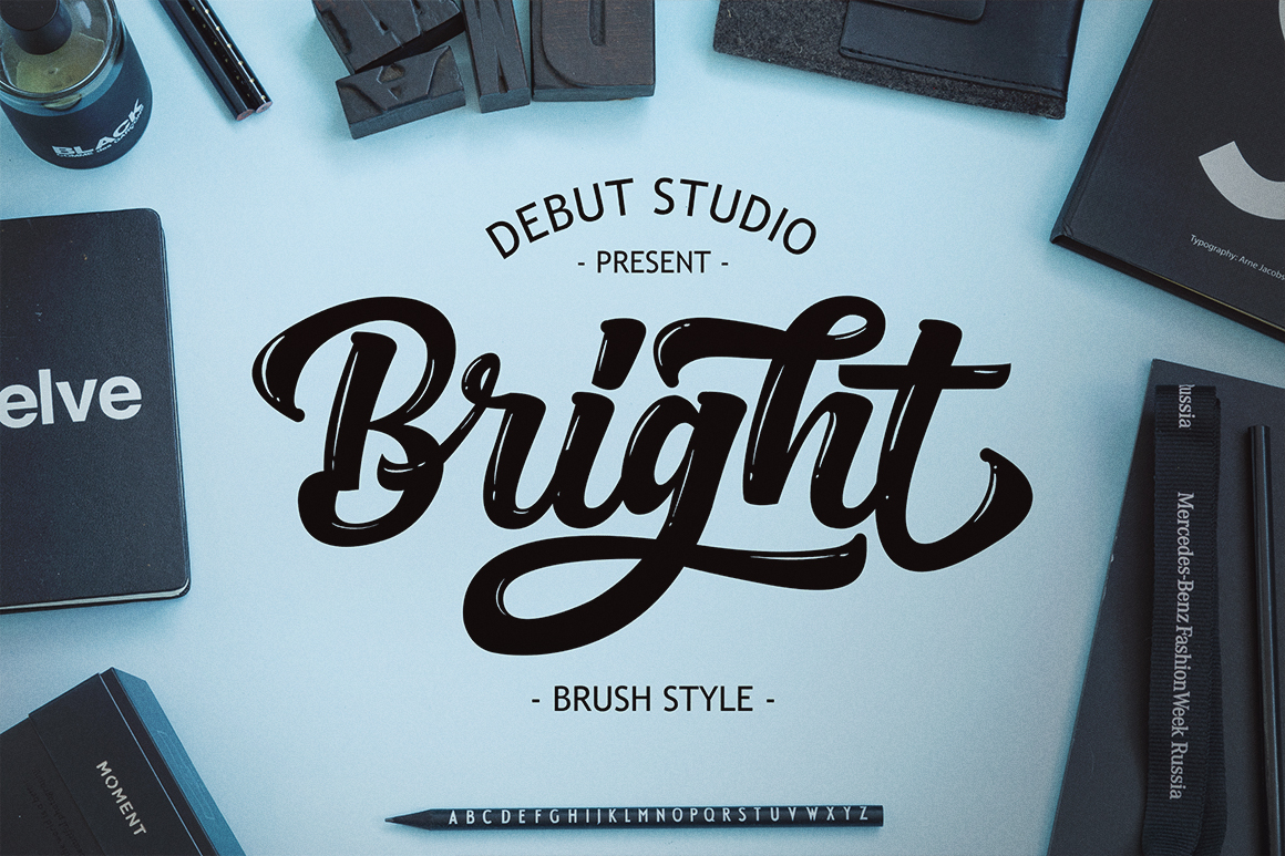 Bright Script Font by Debut Studio · Creative Fabrica