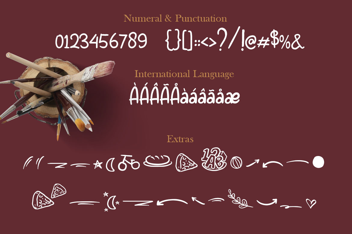 Bunglon Chameleon Font PNG with transparent background - Preview 5