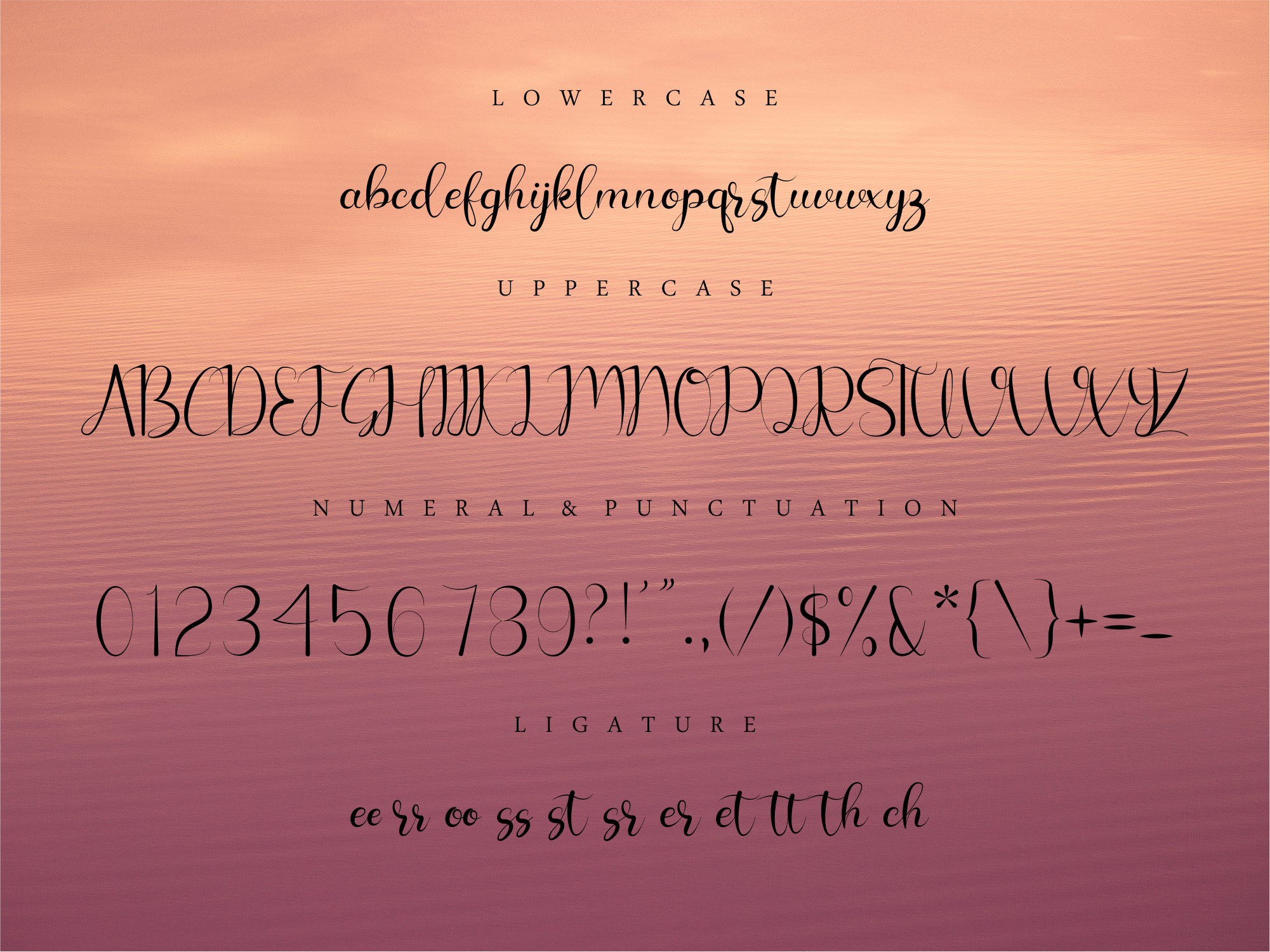 Chelosia Font PNG with transparent background - Preview 5