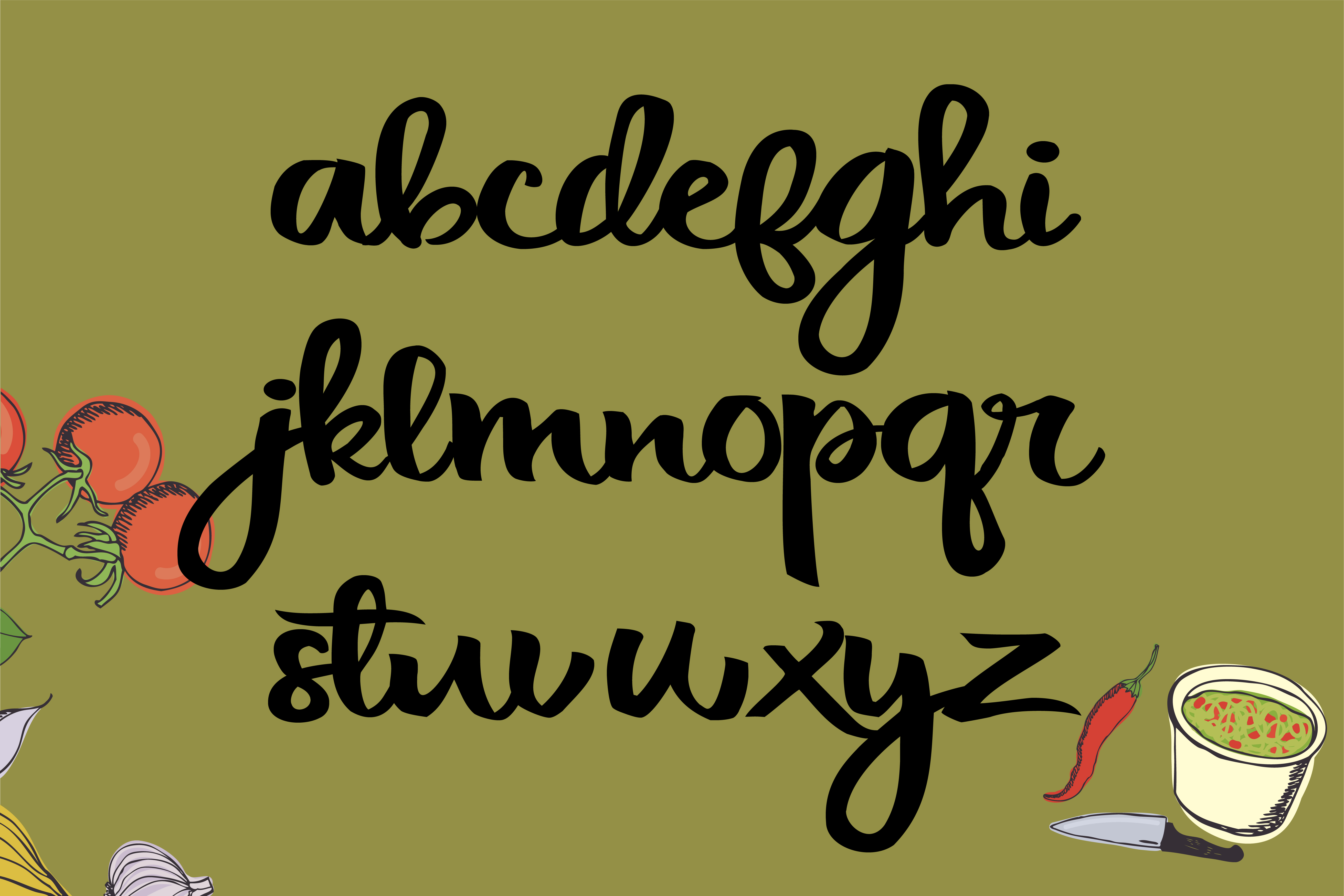 Cilantro Leaf Font - Preview 2