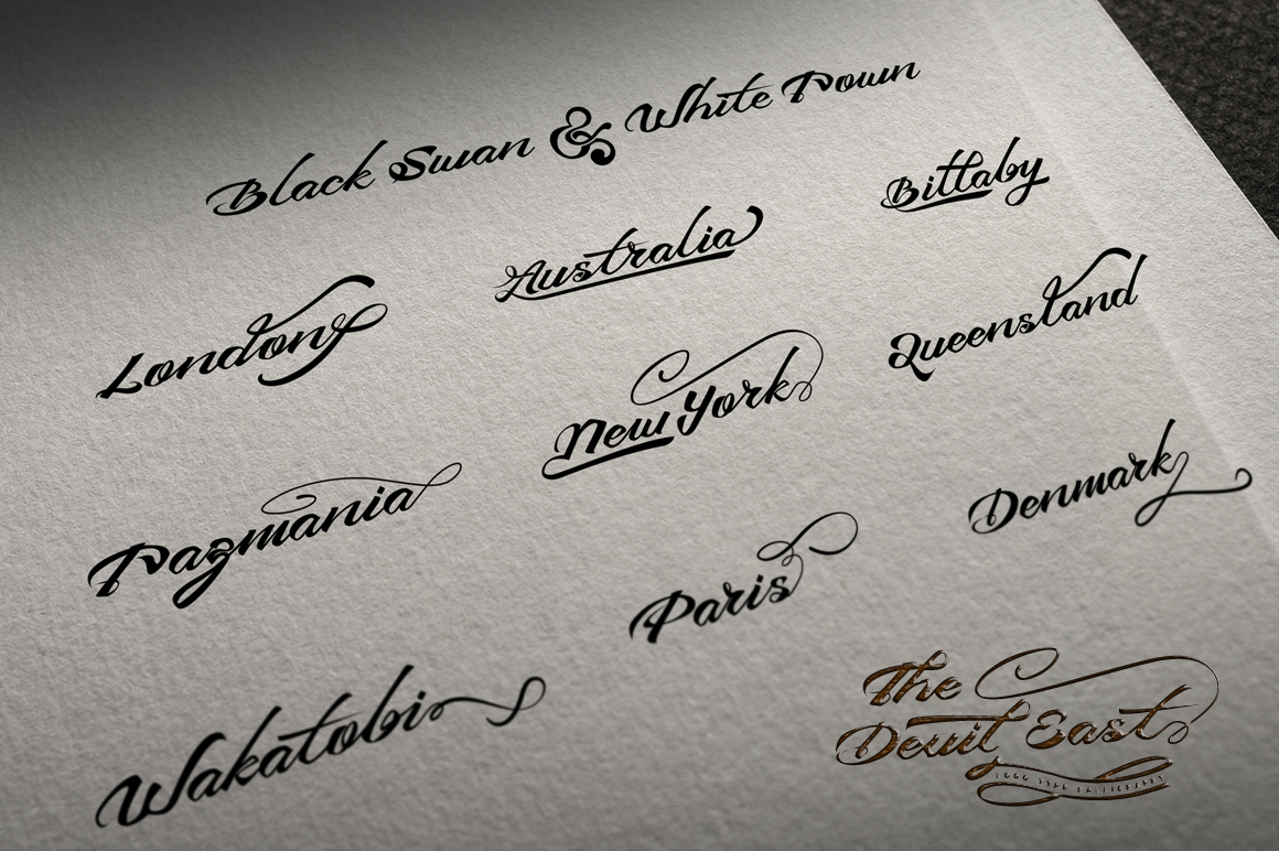 Devil East Font PNG with transparent background - Preview 3