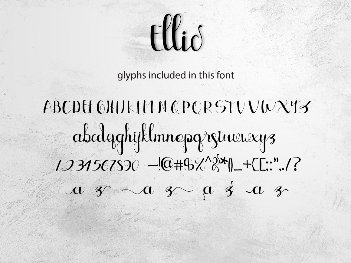 Ellic Font - Preview 2