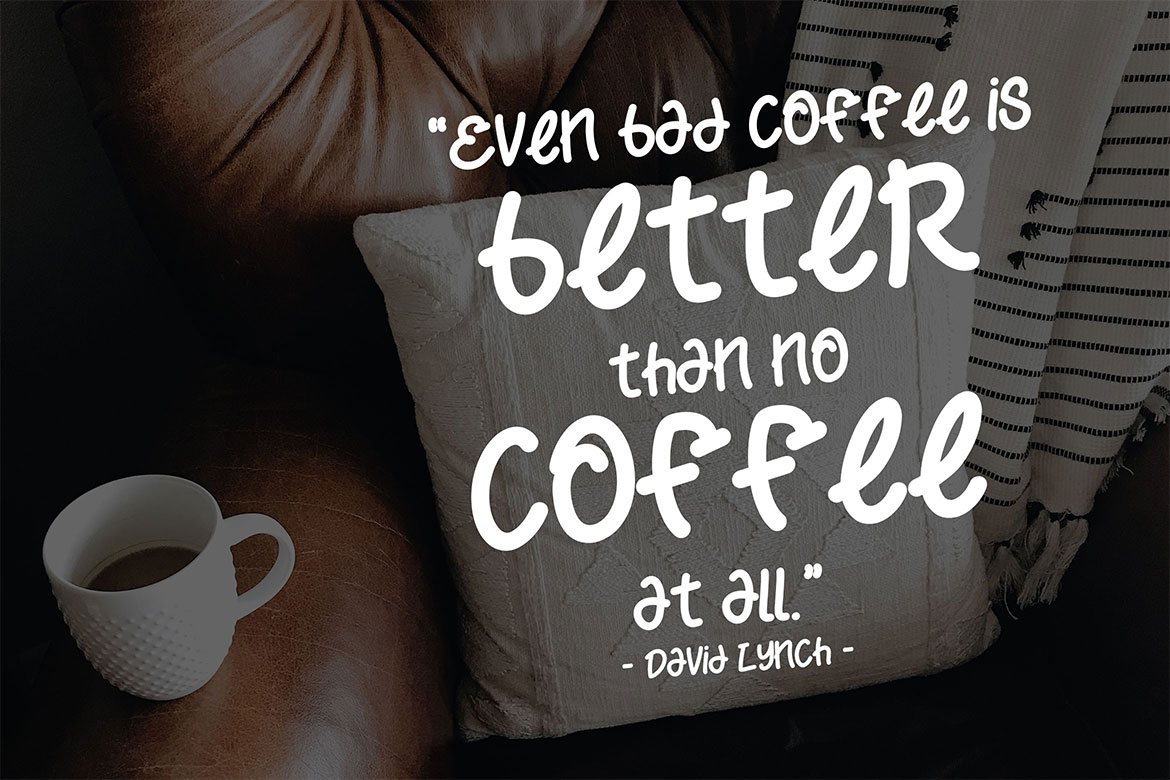 Frappe Latte Font PNG with transparent background - Preview 2