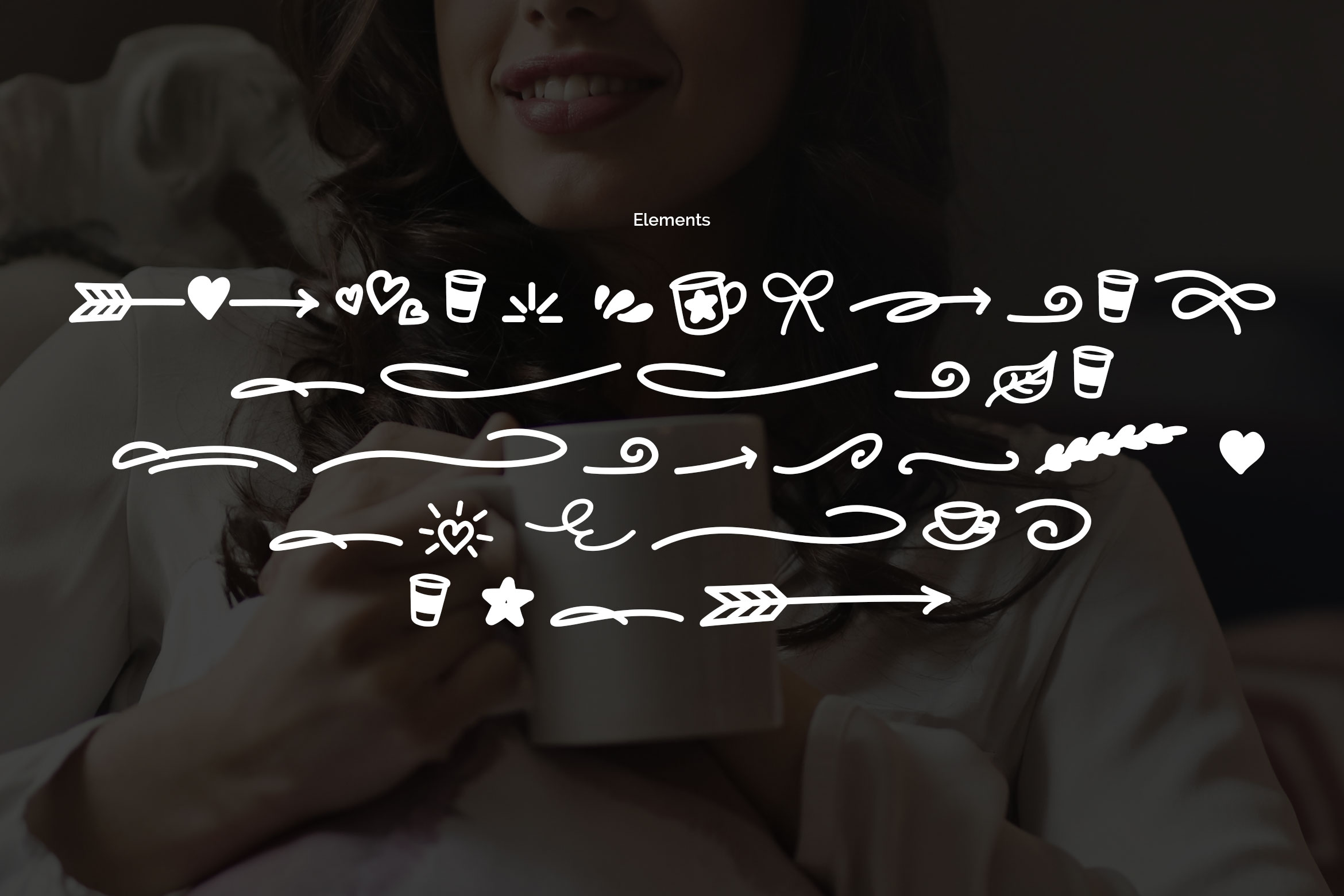 Frappe Latte Font PNG with transparent background - Preview 5