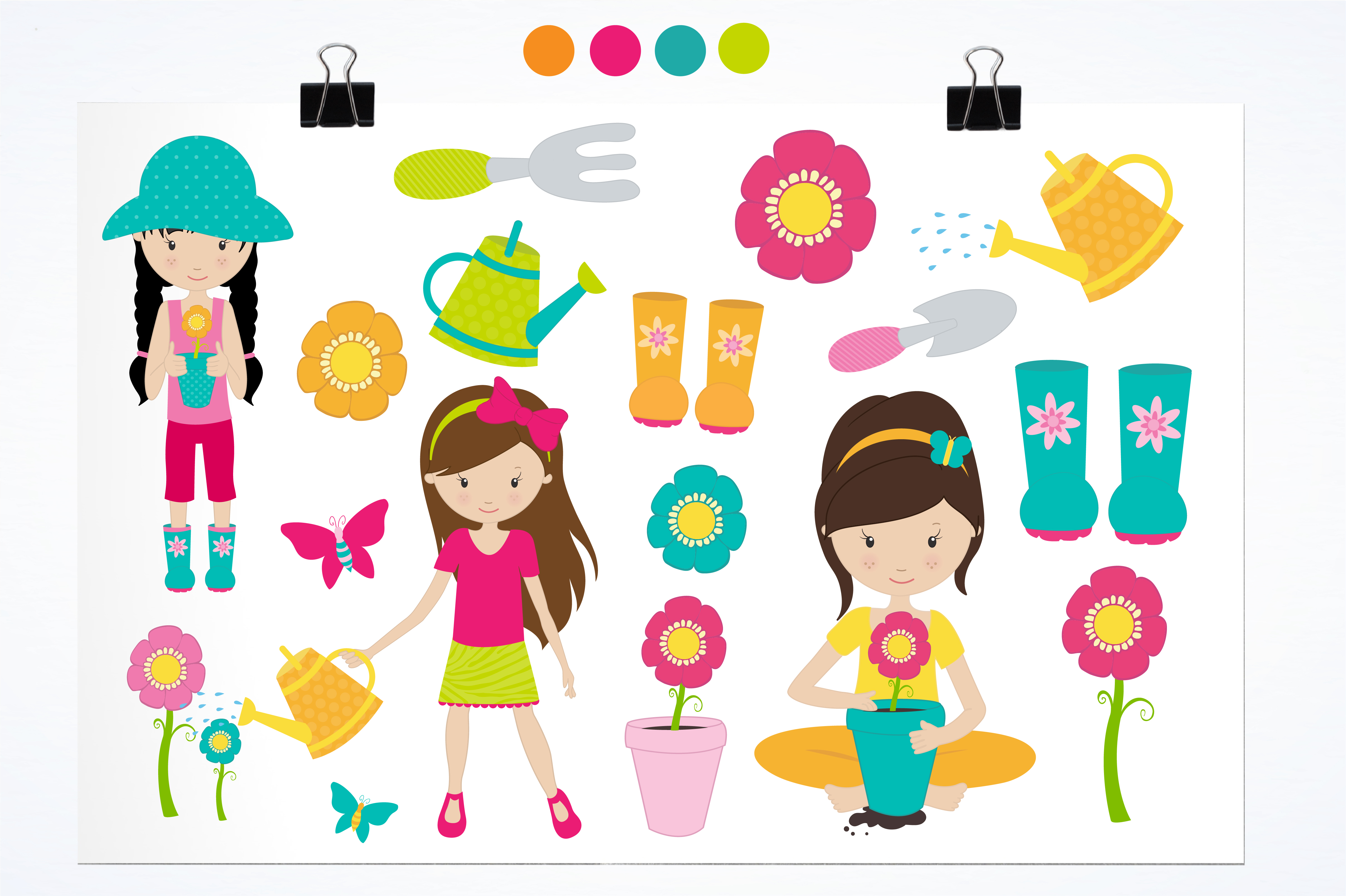 Garden Patch Graphic by Prettygrafik · Creative Fabrica