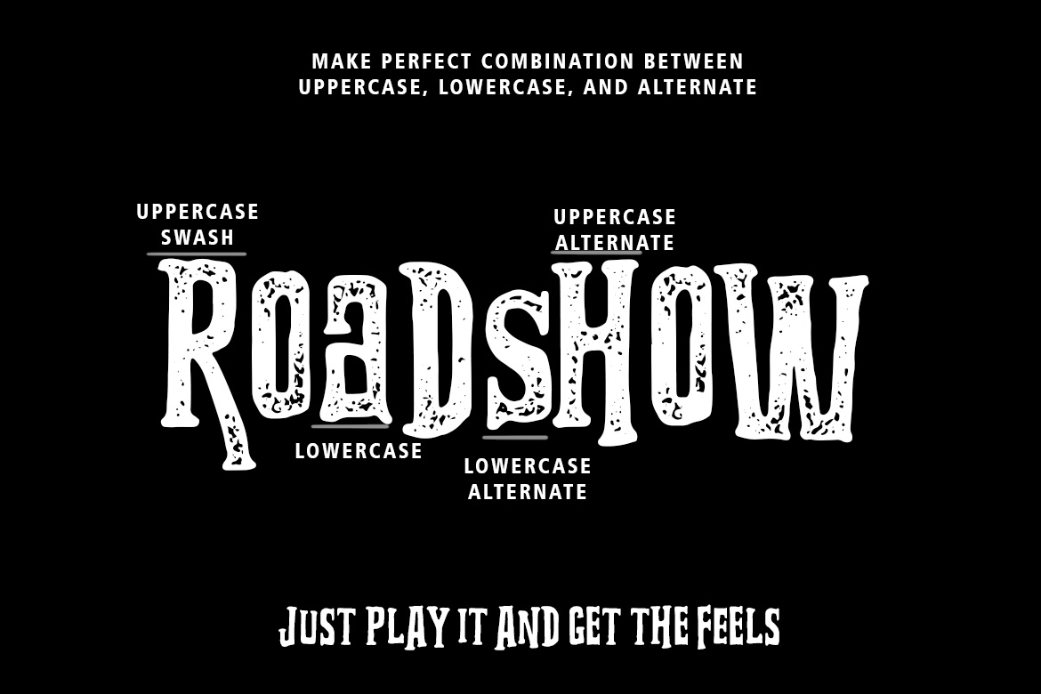 Grooving Font PNG with transparent background - Preview 1