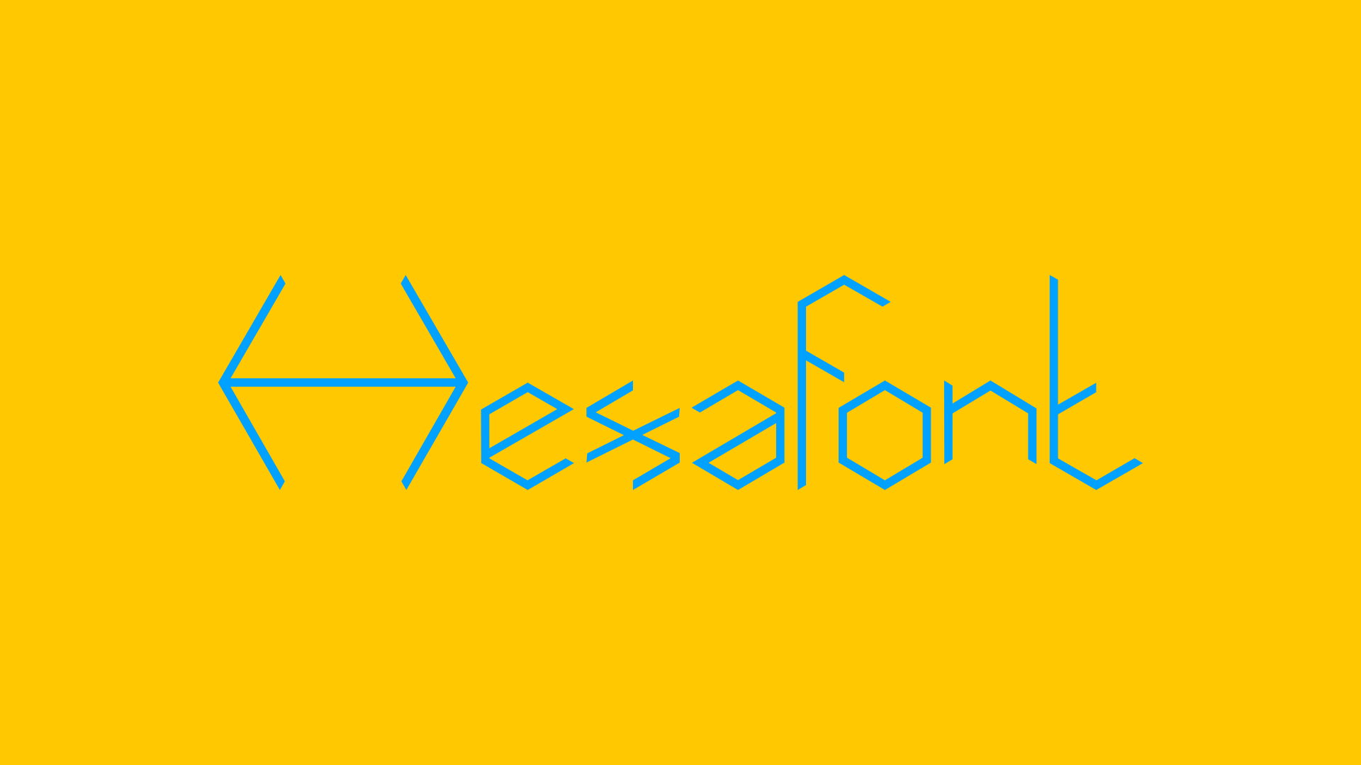 Hexa Font PNG with transparent background - Preview 1
