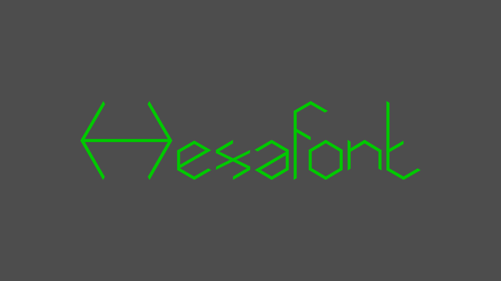 Hexa Font PNG with transparent background - Preview 2