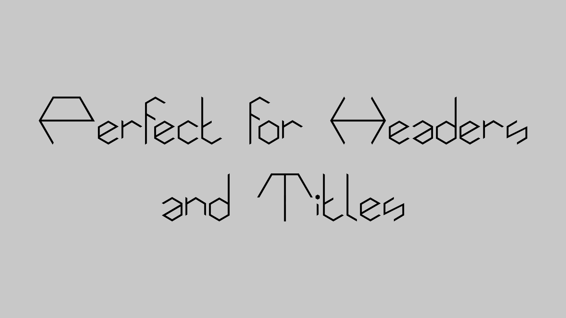 Hexa Font PNG with transparent background - Preview 3