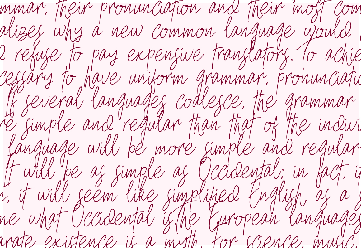 Hostens Signature Font font preview - 4