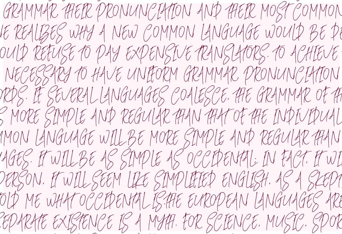Hostens Signature Font font preview - 5