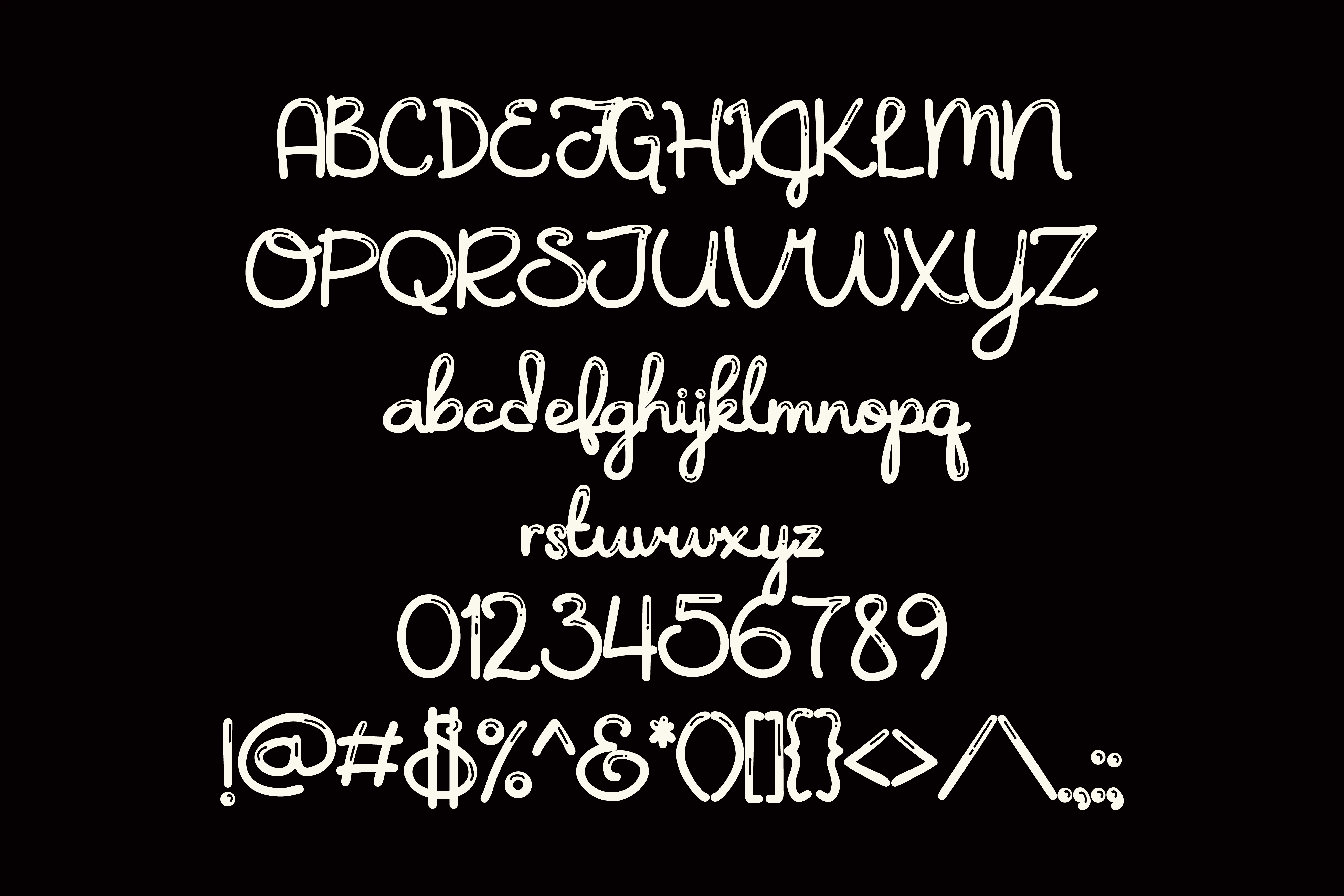 Imaginary Cherry Juice Font PNG with transparent background - Preview 3